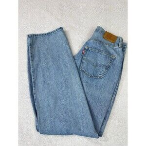Levi's Premium 501 '90s Selvedge Jeans Women's W28 L32 Big E Destroyed Mid-Rise